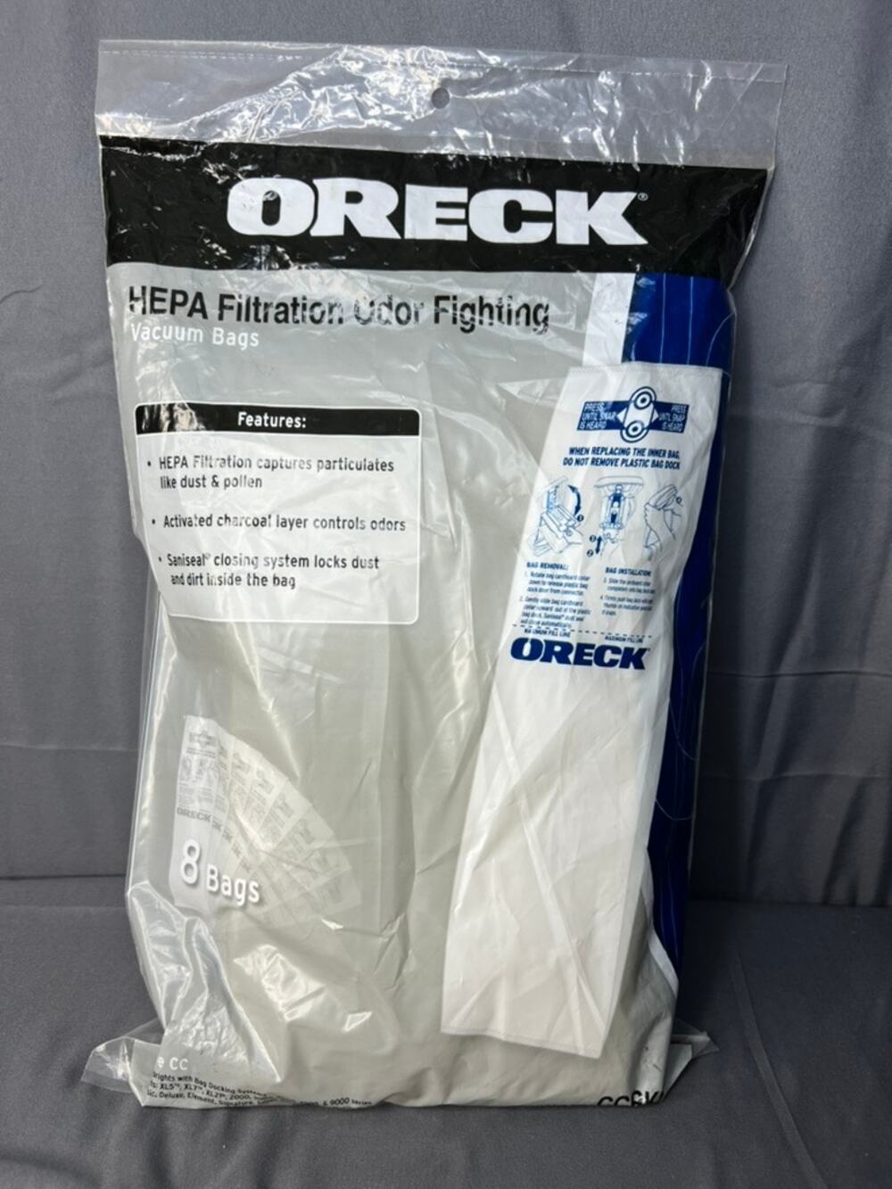 Oreck CCPK80H Replacement Vacuum Bags 5 Pack